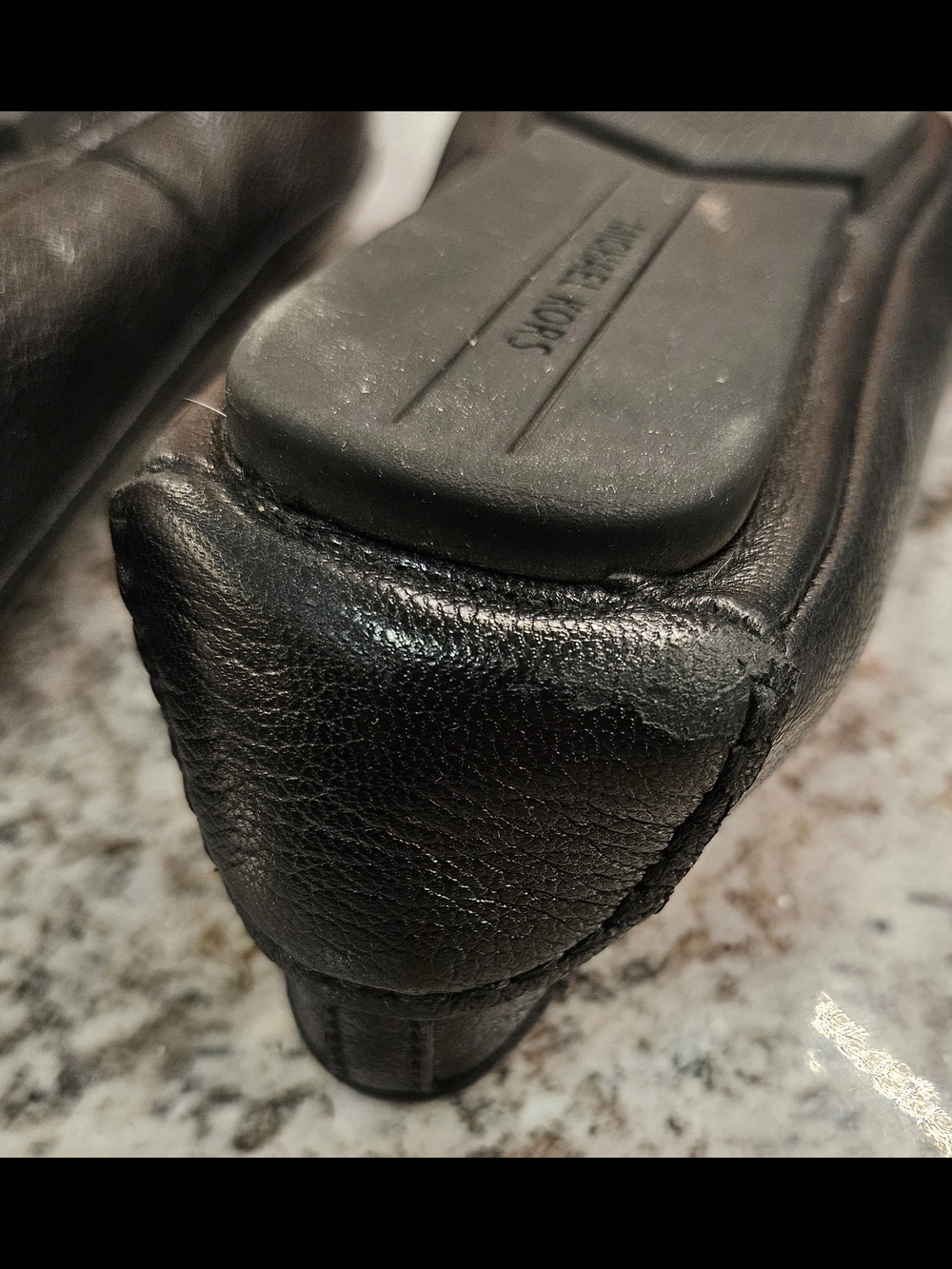 Michael Kors Black MK Logo Quilted Flats - Picture 4 of 5